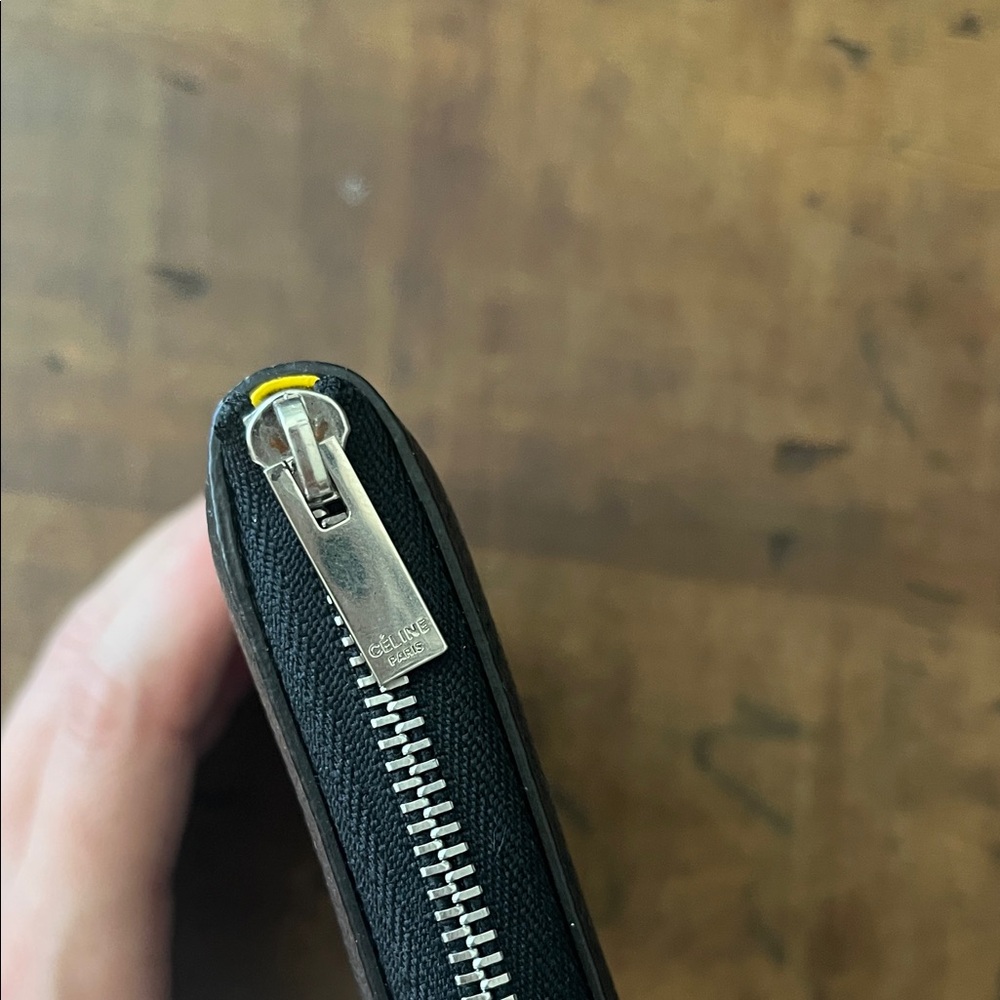 Celine Textured Black Wallet - Picture 12 of 16